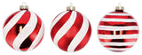regalo italiano regalo italiano pallina natale d 12 cm vetro ass bianco rosso 1 pz ean 8057586057968
