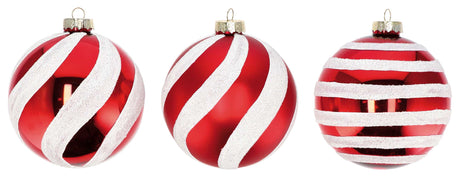 regalo italiano regalo italiano pallina natale d 12 cm vetro ass bianco rosso 1 pz ean 8057586057968