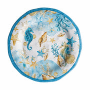 Ad Trend Flachteller Melamin Shell D 28 Cm H 3 Cm Blau 1 St.