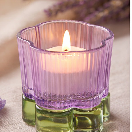 regalo italiano regalo italiano portacandela tealight vetro ass d 75 cm h 85 cm bomboniera 1 pz ean 8057586208209