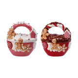 regalo italiano regalo italiano scatola natale 13 x 8 cm h 14 cm ceramica ass rosso 1 pz ean 8057586035492