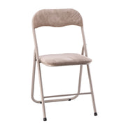 Ad Trend Klappstuhl Nadia Beige 44 x 47 x 80 cm – Stahlgestell