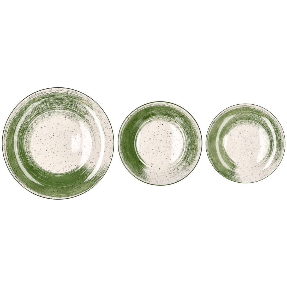 regalo italiano regalo italiano servizio piatti cody 18 pz porcellana verde ean 8057586181038