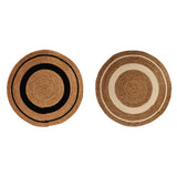 regalo italiano regalo italiano tappeto rotondo in alga e cotone ass d 150 cm tappeto naturale intrecciato 1 pz ean 8057586038301