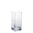 regalo italiano regalo italiano vaso in vetro rettangolare 8 x 8 cm h 20 cm vaso alto per fiori e arredo ean 8021785797758