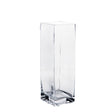 regalo italiano regalo italiano vaso in vetro rettangolare 8 x 8 cm h 25 cm vaso alto per fiori e arredo ean 8021785797765