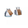 regalo italiano regalo italiano vaso in vetro trasparente 8 x 8 cm h 85 cm 1 pz ideale bomboniera e decorazione ean 8057586081352
