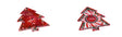 regalo italiano regalo italiano vassoio in melamina decoro albero di natale ass 28 x 355 x 15 cm rosso 1 pz ean 8057586035331