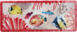 regalo italiano regalo italiano vassoio rettangolare melamina alyssa 27 x 11 cm h 2 cm rosso 1 pz