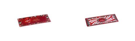 regalo italiano regalo italiano vassoio rettangolare melamina ass 27 x 11 cm h 15 cm rosso 1 pz ean 8057586035348