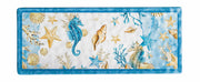 Ad Trend Rechteckiges Tablett Melamin Shell 27 x 11 x 2 Cm Blau 1 Stk.