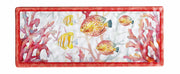 Ad Trend Vassoio Rettangolare Melamina Shell 27 x 11 x 2 Cm Rosso 1 Pz