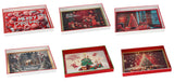 regalo italiano regalo italiano vassoio rettangolare natale plastica 40 x 30 cm h 5 cm ass multicolor 1 pz ean 8057586115149
