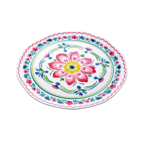 regalo italiano regalo italiano vassoio tondo glen in melamina d 40 cm h 2 cm multicolor ean 8057586160804