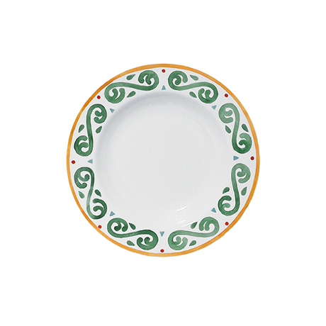 saturnia saturnia collezione capri piatto fondo d 23 cm h 35 cm porcellana ischia decorata ean 8003342035824