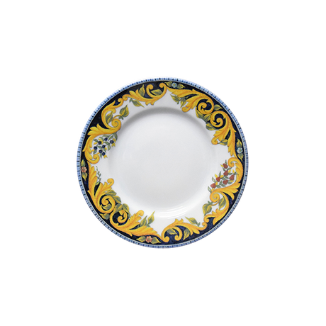 saturnia saturnia collezione tuscany piatto frutta d 21 cm h 2 cm porcellana ischia decorata ean 8003342032496