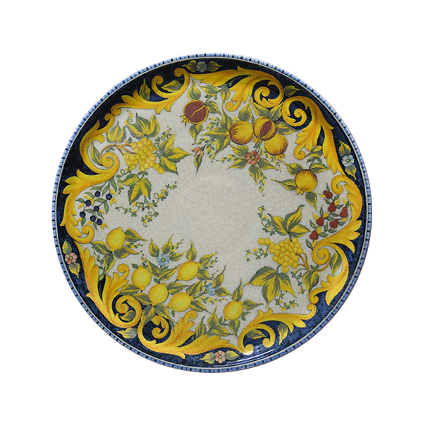 saturnia saturnia collezione tuscany piatto pizza d 31 cm h 17 cm porcellana napoli decorata ean 8003342032397