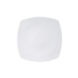 saturnia saturnia piatto piano quadro l 24 cm h 25 cm diag 28 cm porcellana tokio bianco ean 8003342027058