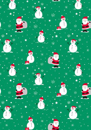 Saul Sadoch Weihnachtsgeschenkpapier Ökokarton H 0,70 m B 25 m Grün