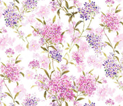 Saul Sadoch Carta Regalo Raso Rotolo H 70 Cm L 25 Mt Fiori Lilla