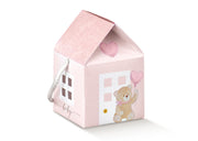 Scotton Häuschen mit Schnur Little Bear 55 x 55 x 50 mm Rosa 10 Stk.