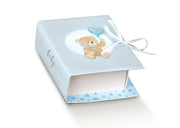 Scotton Scatola Book Little Bear 70 x 60 x 30 mm Blau 10er Set