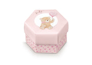 Scotton Sechskantbox Little Bear 80 x 55 mm Rosa 10 Stück