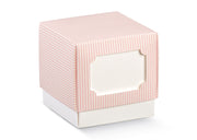 Scotton Scatola Fleur Millerighe Rosa 70 x 70 x 70 mm 10 Stück