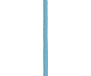 Scotton Kordel Ecopelle H 3 Mm L 50 Mt Hellblau Gold