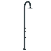 SINED Luna Alu Grau Sensor Dusche Aus Aluminium Doppelter Wasseranschluss Brausekopf Iswitch LED Grau