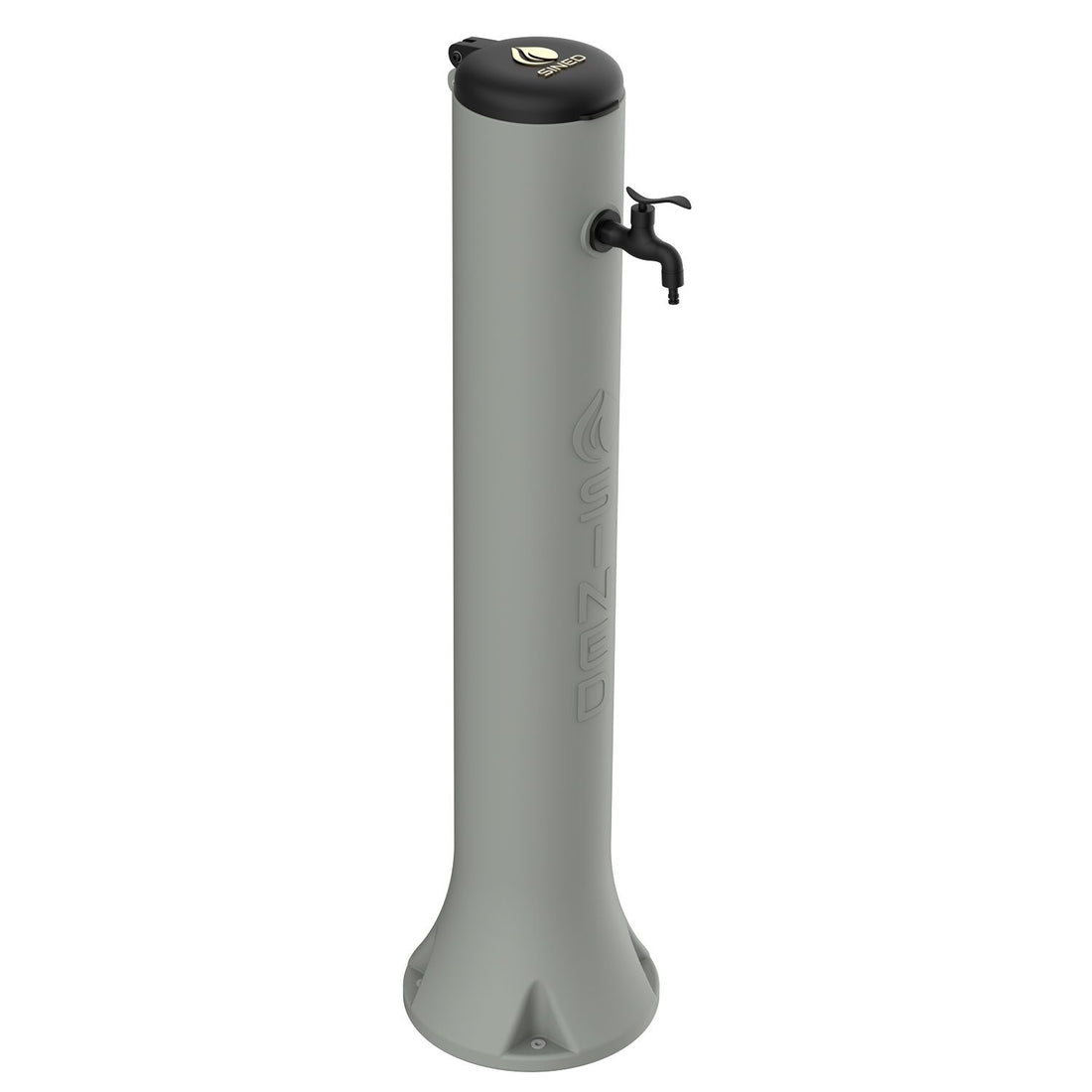 immagine-1-sined-tritone-fontanella-da-giardino-in-hdpe-con-gancio-portagomma-h-100-cm-tortora-ean-8025431017924
