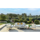 talenti talenti salotto lisa set sofa 2 poltrone armchair e tavolo caffe d85 bianco
