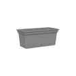 Fioriera rettangolare in resina UV, -30°÷+60°C. TeraPlast Aqua 98 Grigio Nebbia, 98×47×43,5 cm, riciclabile. ean-8051560027626