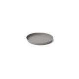 Sottovaso rotondo in plastica riciclata 100%, Ø29 cm, colore Fog Grey Grigio Chiaro. TeraPlast Orma Saucer 29, −30°/+60°C, compensa CO₂ ean-8051560268340