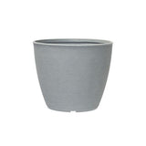 Fioriera da esterno 48×48×H40,5 cm Fog grigio chiaro, texture Dot, plastica riciclata 100%. Resistente da −30° a +60°C ean 8051560187184