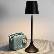 T'ILLUMINO Lampe Ellon Touch H 380 mm D 107 mm 5200 mAh 3,5 W Schwarz