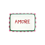 tognana tognana piatto rettangolare amore 23 x 16 cm viva litalia new bone china multicolor ean 8056444556117