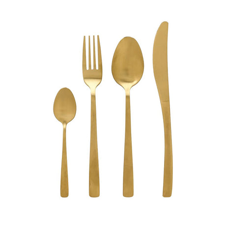 tognana tognana servizio posate solution matt 24 pz 3 mm acciaio inox 180 oro ean 8056444527667