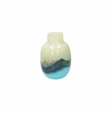 tognana tognana vaso bombato azzurro h 20 cm design sonic ean 8056444354140
