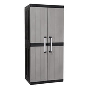 Toomax Schrank mit 2 Türen Garage Mega Utility Cabinet mit Regalen – Mehrzweckschrank mit 4 verstellbaren Regalen
