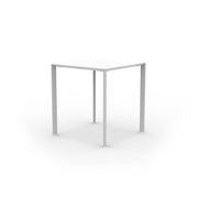 Vermobil Tisch Fox Selbstnivellierer Quadratisch 70 x 70 cm H 75 cm Weiß