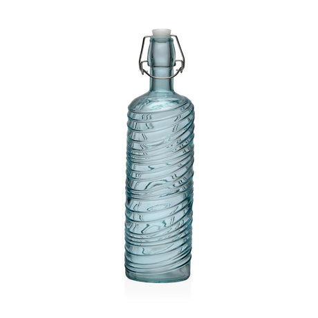 versa versa bottiglia vetro d 82 cm h 306 cm 1 000 ml turchese ean 8420327595935