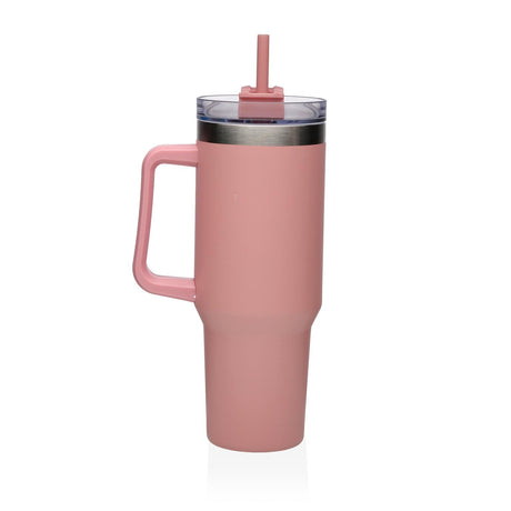 versa versa tazza termica h 22 cm d 8 cm acciaio polipropilene rosa ean 8420327594976