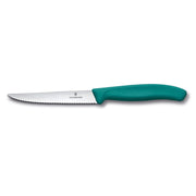 Victorinox Steakmesser / Pizzamesser Klinge 11 cm Swiss Classic Griff Grün 1 Stk
