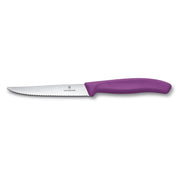 Victorinox Steakmesser / Pizzamesser Klinge 12 cm Swiss Classic Violetter Griff 1 St.