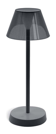 WD LifeStyle Diner Lampe H 34 Cm D 12,5 Cm Farbe Grau