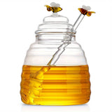 wd lifestyle wd lifestyle barattolo per miele vetro con decori ape 500 ml ean 8053300579112