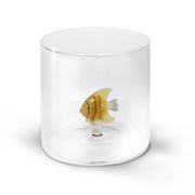 WD LifeStyle Glas Borosilikat 250 ml Fischdekor Gold