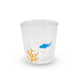 wd lifestyle wd lifestyle bicchiere vetro borosilicato cc 250 ml decoro squalo ean 8055035685281