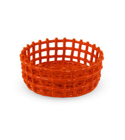 WD LifeStyle Cestino Centrotavola in Stoneware Arancione
